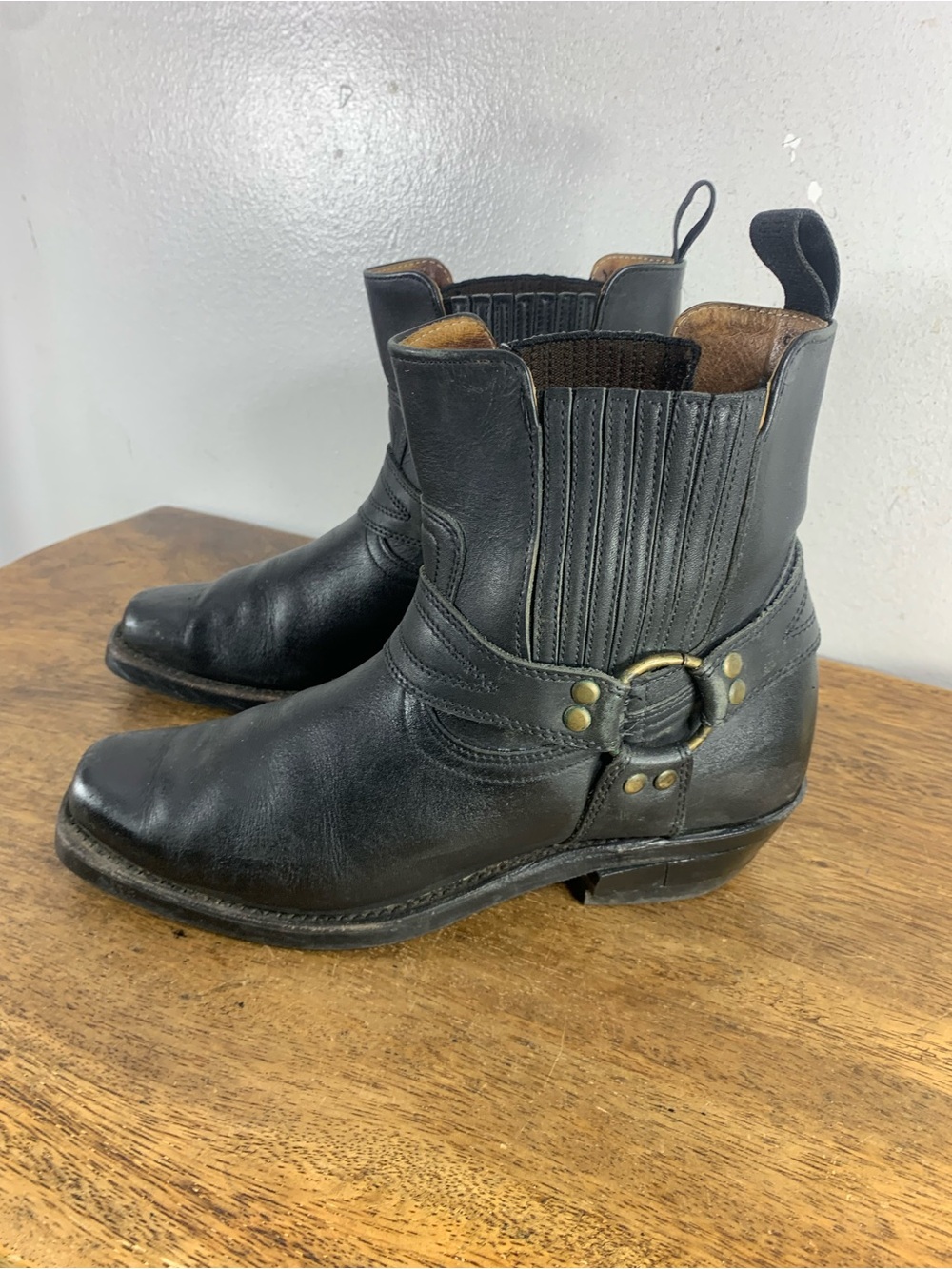 Boulet cowboy leather boots